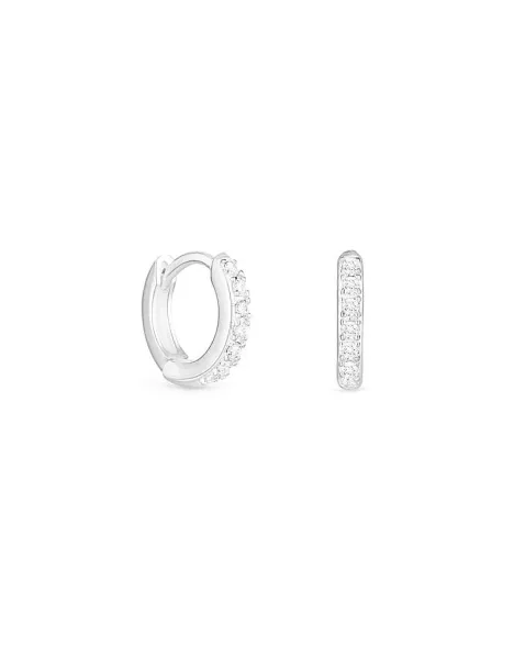 Image of Simply Silver Mini Hoop Earrings