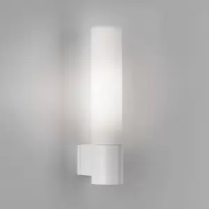 Image of Bari Bathroom Wall Light Matt White IP44, G9