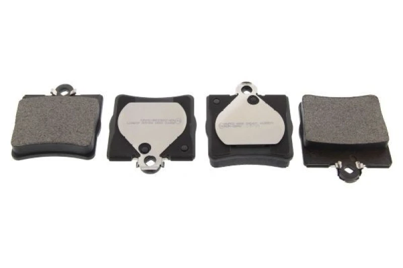 Image of MAPCO 6599 Brake pad set Rear Axle, excl. wear warning contact, with anti-squeak plate Brake Pad Set,disc brake (402)