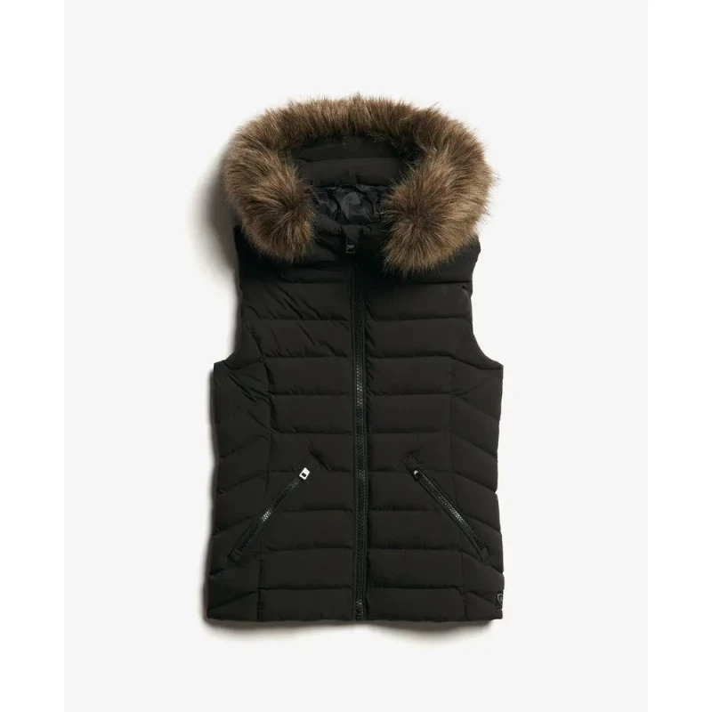 Image of Superdry Fuji Gilet - Black 8