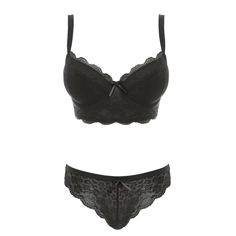 Image of Freya Womens underwired bustier bra Freya Fancies Noir Female 100C
