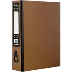 image of Pukka Recycled Box Files Foolscap 75mm Brown Pack of 8