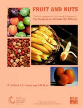 Image of McCance and Widdowsons The composition of foods 1st supplement Fruit and nuts by B Holland