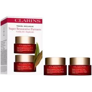 Image of Clarins - Super Restorative Partners SPF20 Day and Night Set (2 x 50ml)