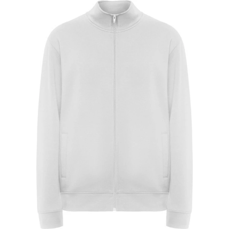 Image of ROLY ROLY Men Ulan Full Zip Sweatshirt in White Size: Small White S Male 5063470490707
