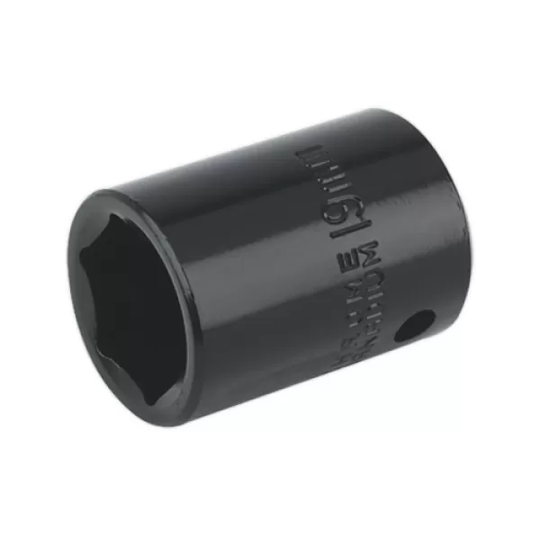 Image of Genuine SEALEY IS1219 Impact Socket 19mm 1/2Sq Drive