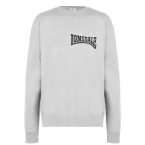 image of Lonsdale Japan Crew Sweatshirt Mens - Grey