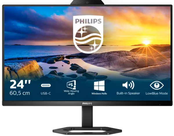 Image of Philips 5000 Series 23.8" 24E1N5300HE Full HD IPS LCD Monitor