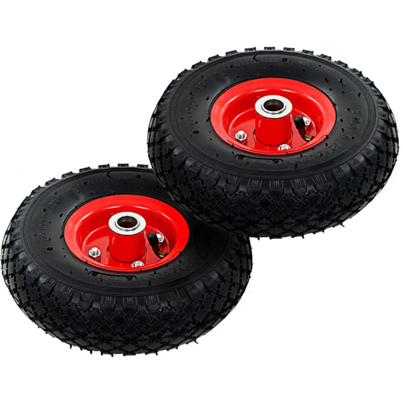 Image of VIDAXL Sack Truck Wheels 2 pcs Rubber 3.00-4 (245x82) Vidaxl 8718475616214