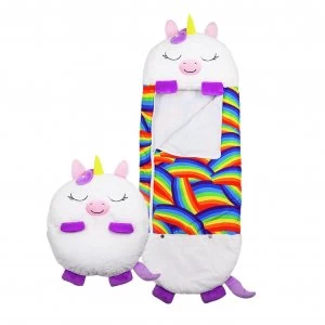 image of Happy Nappers White Unicorn Medium Sleeping Bag