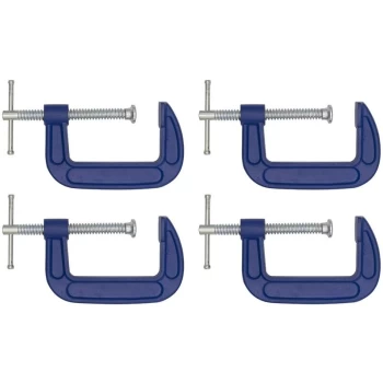 Image of AK60034 G-Clamp 75mm - 4 Pack - Sealey