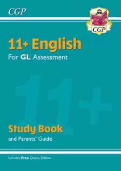 Image of 11+ GL English Study Book with Parents Guide & Online Edition by CGP Books