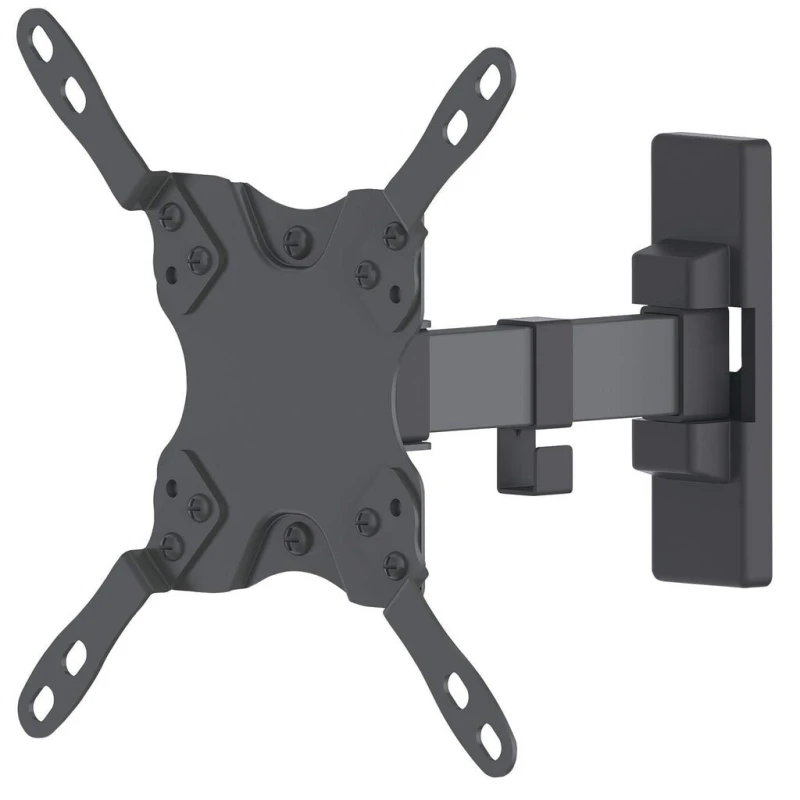 Image of Manhattan Manhattan TV & Monitor Mount Wall Tilt and Swivel 1 screen Screen Sizes: 13-42" Black VESA 75x75 to 200x200mm Max 20kg Swivel with