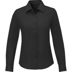 Image of Elevate Womens/Ladies Pollux Shirt (XXL) (Solid Black)