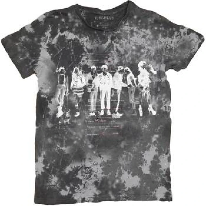 Image of Yungblud Yungblud Men Weird Tracklist T-Shirt in Grey Size: Medium Grey M Male 5063300216736