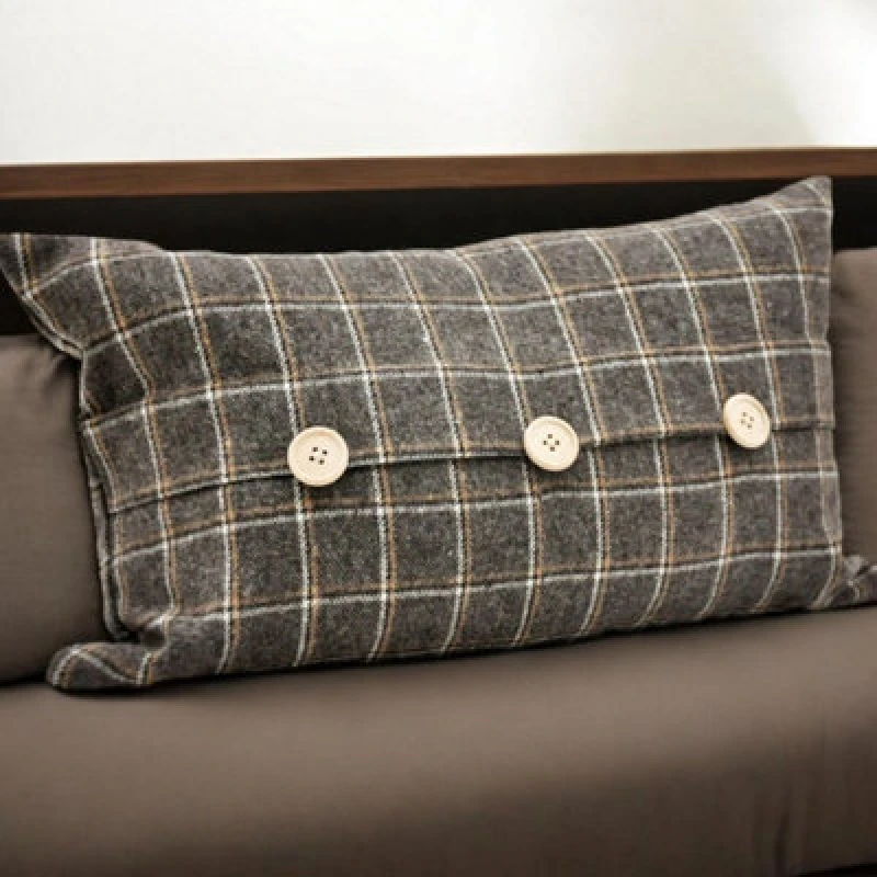 Image of MSL 30 X 50CM BROWN VELVET CUSHION COVER ONLY