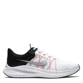 image of Nike Winflo 8 Mens Running Shoes - White/Silver