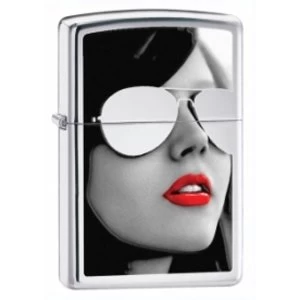 Image of Zippo BS Sunglasses High Polish Chrome Windproof Lighter