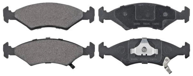 Image of A.B.S. 36886 Brake pad set with acoustic wear warning Brake Pad Set,disc brake (402)