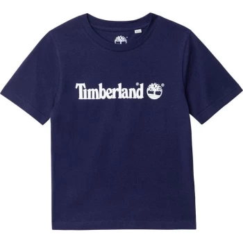 image of Timberland Short Sleeves Tee-Shirt - NAVY