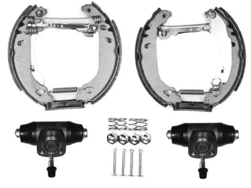 Image of JURID 381092J Brake Set, drum brakes with wheel brake cylinder Brake Set,drum brakes (3859)