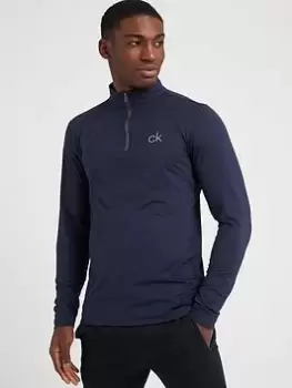 Image of Calvin Klein Golf Newport Half Zip, Navy Size M Men