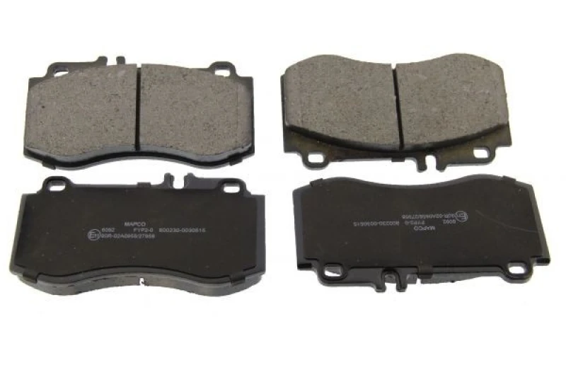 Image of MAPCO 6092 Brake pad set Front Axle, excl. wear warning contact Brake Pad Set,disc brake (402)