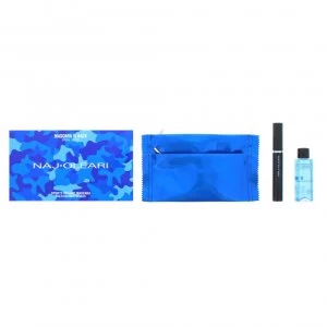 Image of Naj Oleari Black Sporty Mascara 15ml & 50ml Makeup Remover & Pouch