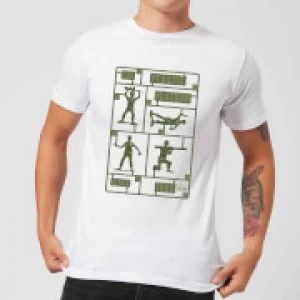 image of Toy Story Plastic Platoon Mens T-Shirt - White - 4XL