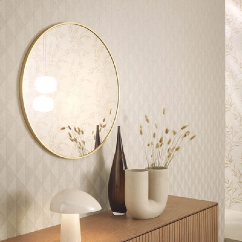 Image of Erismann Erismann Woven Whisper Beige Vinyl Wallpaper beige