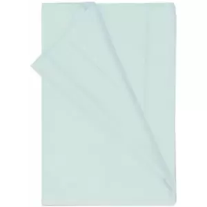 Image of Belledorm 200 Thread Count 100% Egyptian Cotton Flat Sheet, Ocean, Double
