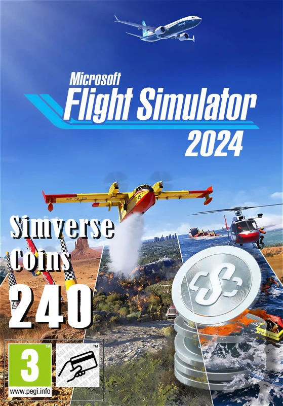 Image of Xbox Flight Simulator 2024 - 240 Simverse Coins Game Coins - N/A