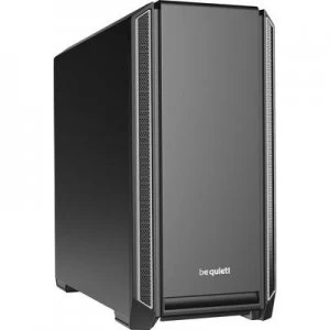 image of BeQuiet Silent Base 601 Midi tower PC casing Black, Silver 2 built-in fans, Insulated, Dust filter