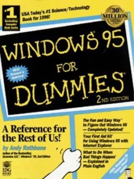 Image of Windows 95 for Dummies by Andy Rathbone Paperback