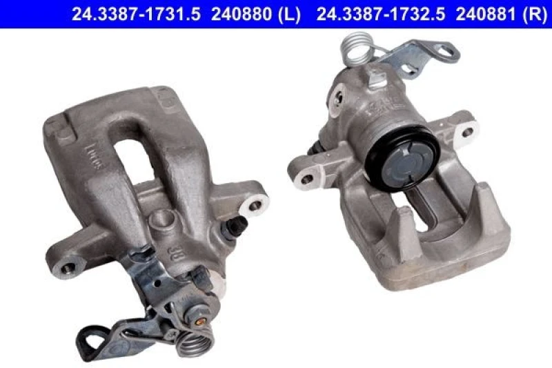 Image of ATE 24.3387-1732.5 Brake caliper without holder Aluminium Brake Caliper (78)