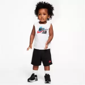 image of Nike Air Tank Top Shorts Set - Black