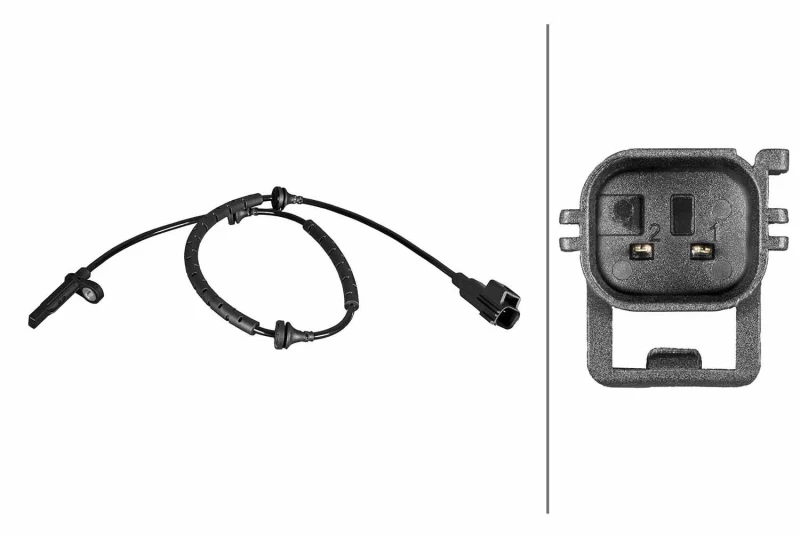 Image of HELLA ABS sensor HELLA 6PU 358 216-411
