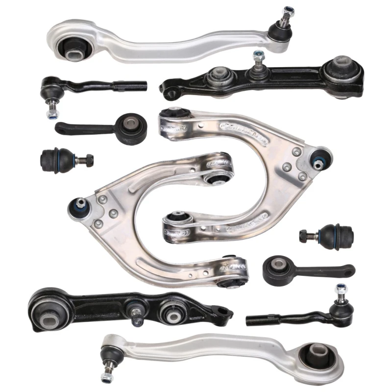 Image of RIDEX 772S0261 Control arm repair kit Front Axle, Control Arm Steel Suspension Kit (772)