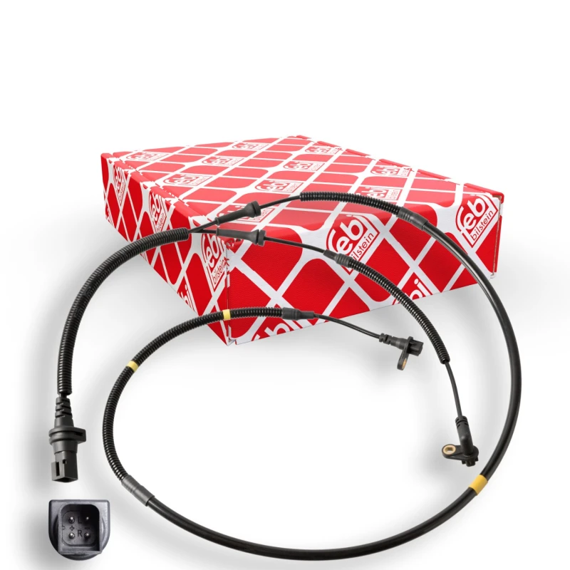 Image of FEBI BILSTEIN 106675 ABS Sensor Rear Axle Right Sensor,wheel speed (412)