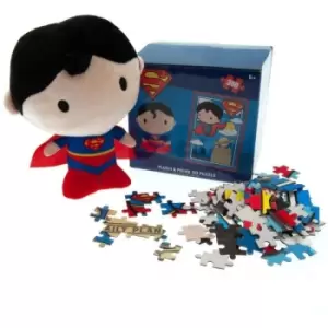 image of Superman Plush & Prime 3D 300pc Puzzle