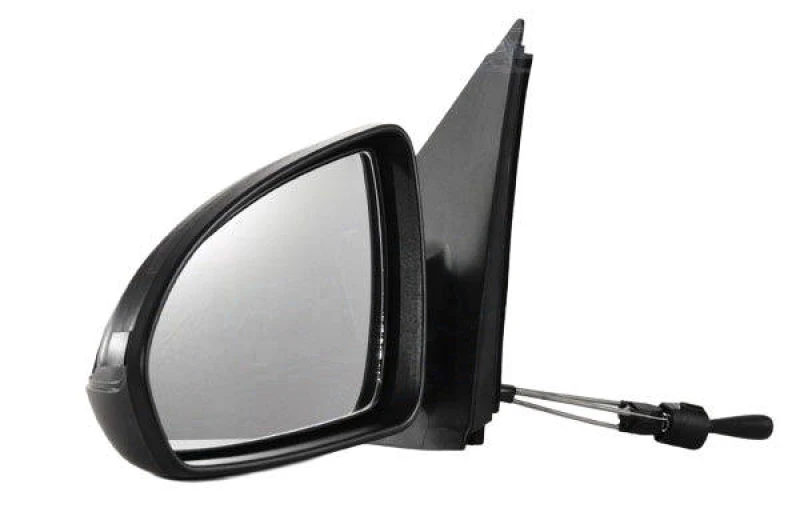 Image of JOHNS 48 03 37-1 Wing mirror Left, black, Convex Outside Mirror (50)