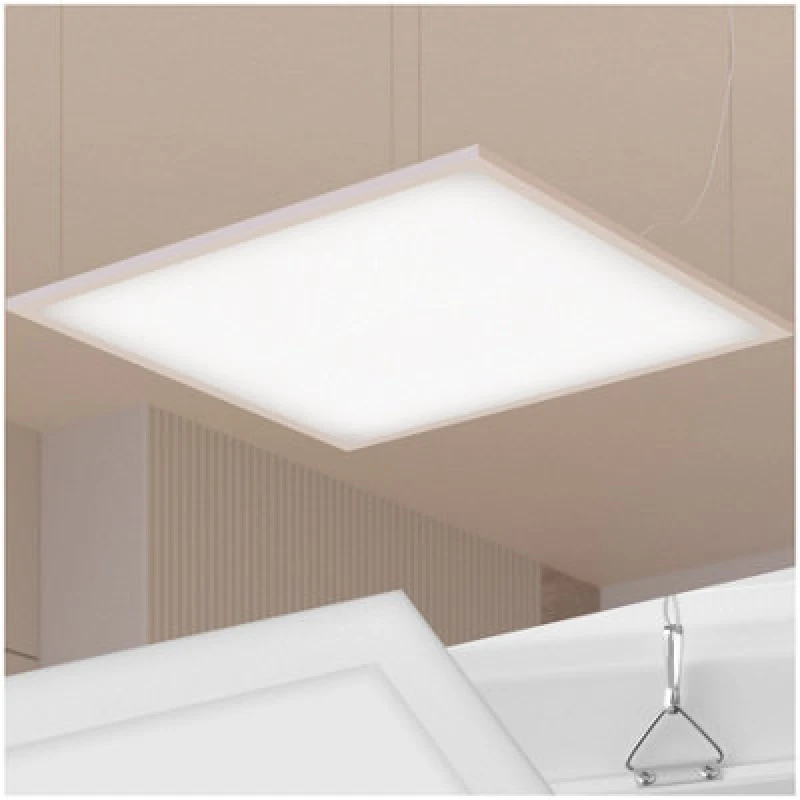 Image of Charnwood LED Panel Light Lucerna - Warm White, Ultra-Slim, Ceiling And Wall Mounting 45 X 45cm -White