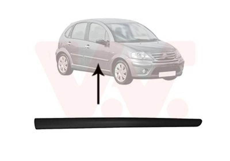 Image of VAN WEZEL Door moulding trim VAN WEZEL 0925404