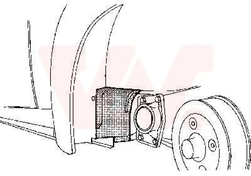 Image of VAN WEZEL Mudguard VAN WEZEL 5801469
