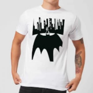 Image of DC Comics Batman Bat Shadow T-Shirt - White - 3XL