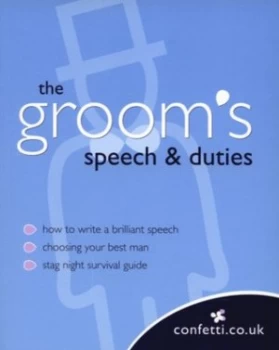 Image of The Grooms Speech and Duties by Confetti.Co.Uk Paperback