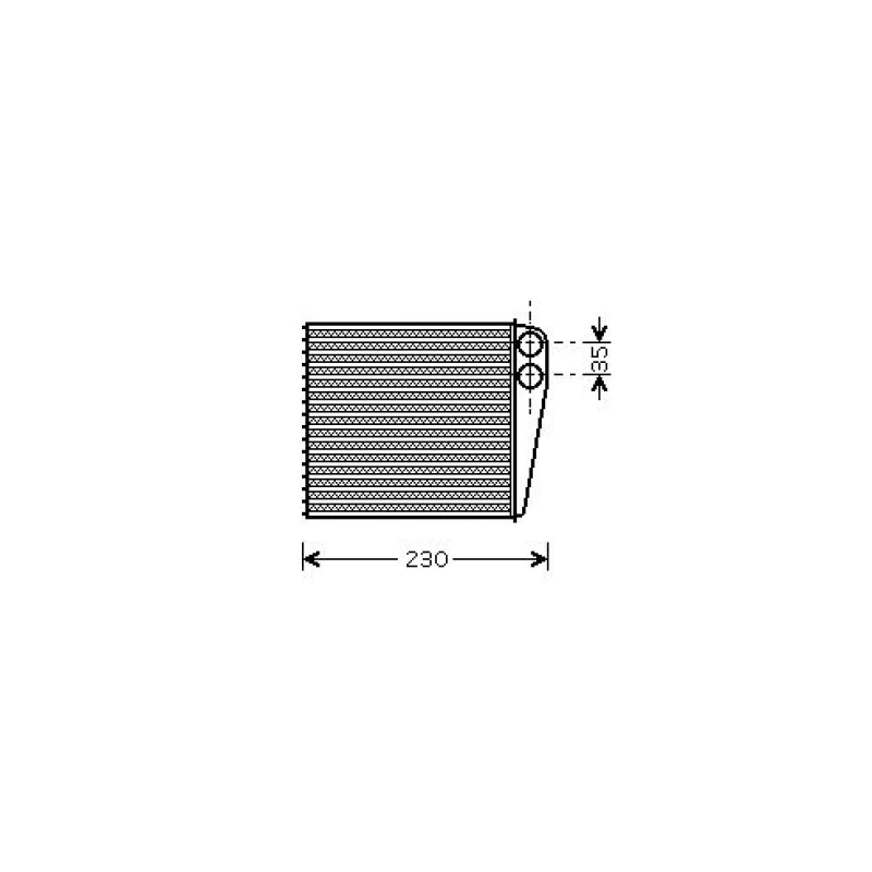 Image of Heater matrix DIEDERICHS DCM1251