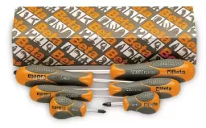 image of Beta Tools 1299 PZ/S6 6pc Beta MAX Pozidriv - Supadriv Screwdriver Set