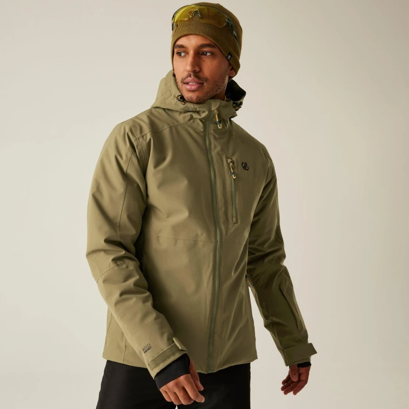 Image of Dare 2b Dare 2b Men Eagle Waterproof Breathable Insulated Skiing Jacket in Green Size: 3X-Large Green XXXL Male 5063516185529