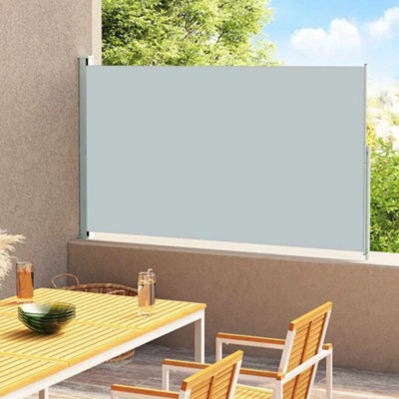 Image of VIDAXL Patio Retractable Side Awning 180x300cm Grey vidaXL 8720286138427